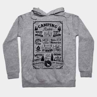 Camping rules Hoodie